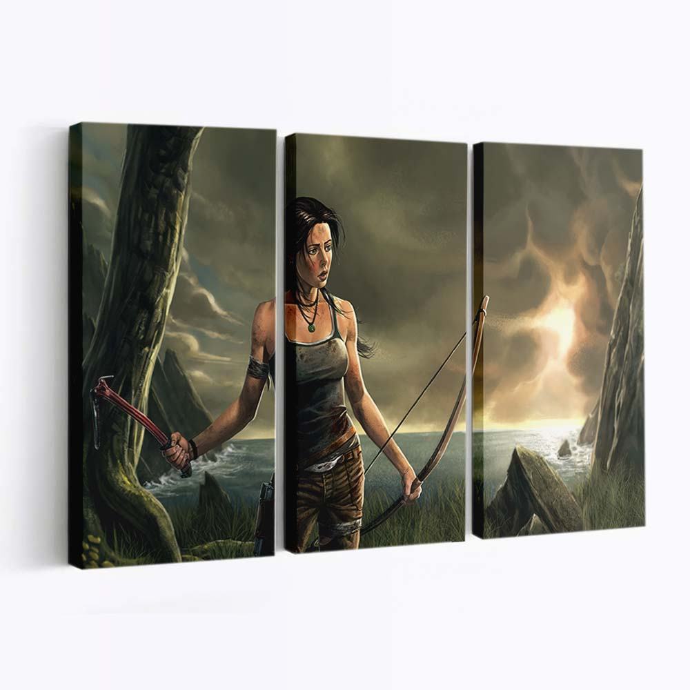 lara croft 8k artwork li